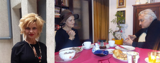 Claudia Motea, Silvia Săracu și Nicolae Vasile la o repetiție