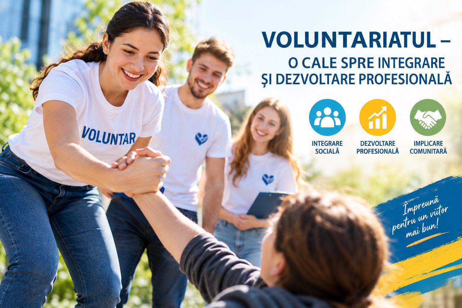 VOLUNTARIATUL – O CALE SPRE INTEGRARE ȘI DEZVOLTARE PROFESIONALĂ