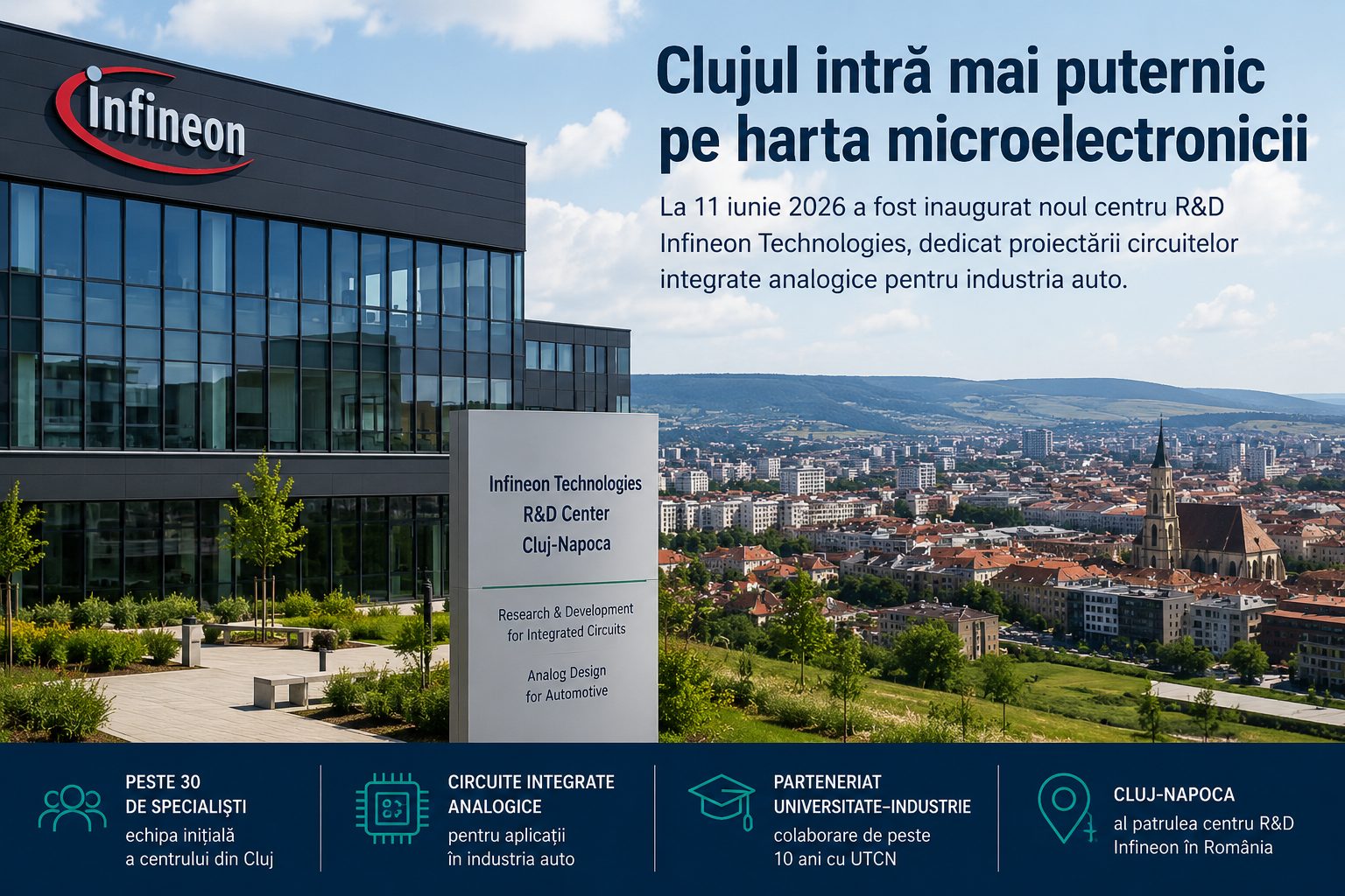 Clujul intră mai puternic pe harta microelectronicii