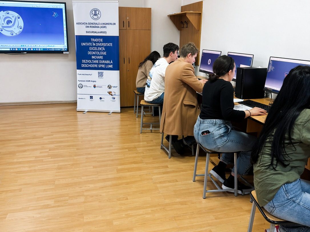 AGIR Argeș susține viitorii ingineri: Concurs de Proiectare Asistată de Calculator – Design produs