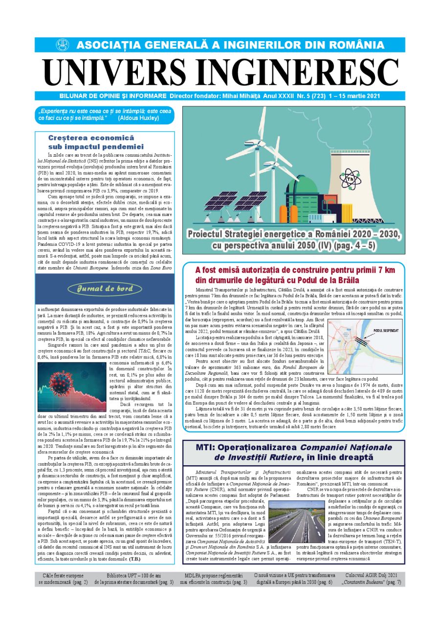 Coperta Univers Ingineresc nr. 5/2021